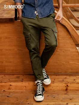 Casual Cotton Ankle-Length Pants