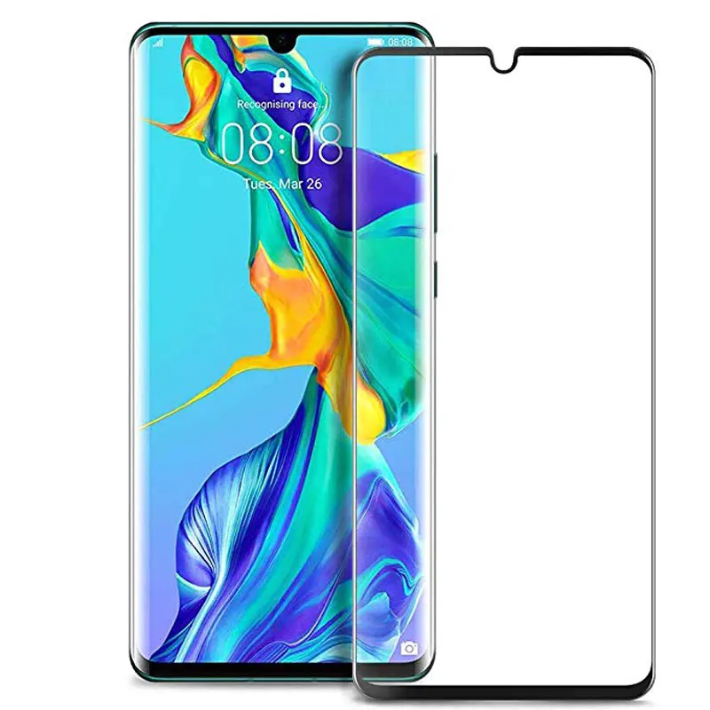

3D Curved Full Glue Protective Glass On For Huawei P30 Pro Lite light Screen Protector Tempered Glass on huawey p 30 lait glass