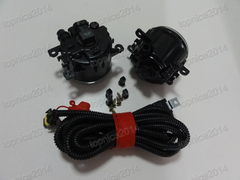 1Set New Front Driving Fog Lights With Fog Lamp Wiring Harness For Peugeot 207 307 408