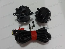 1Set New Front Driving Fog Lights With Fog Lamp Wiring Harness For Peugeot 207 307 408