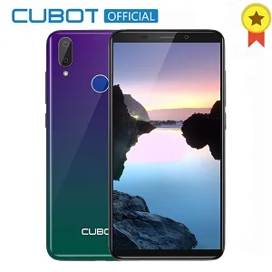 Смартфон Cubot J7, 5,7 дюймов, Android 9,0 18:9, 2 ГБ, 16 ГБ, MT6580, четыре ядра, двойная камера, 2800 мАч, для распознавания лица, отпечатков пальцев, мобильный телефон