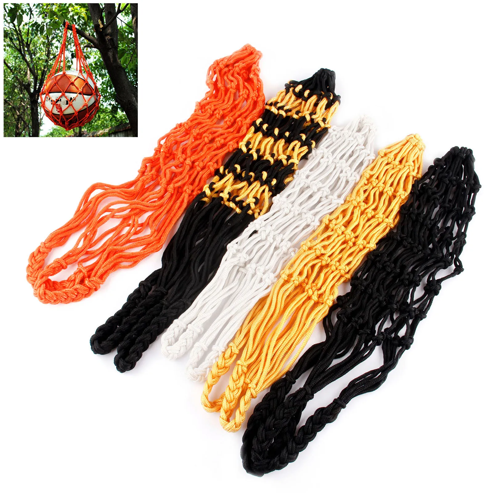 Weaving Nylon Net Bag Single Ball Carrying Mesh Net Bag Sports Portable