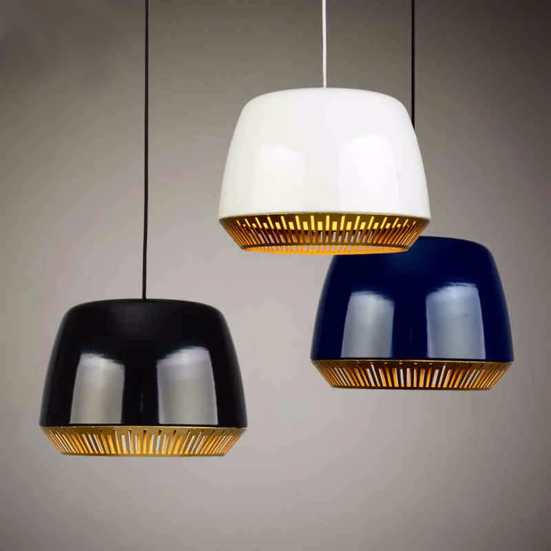 2016 New Nordic creative personality lighting simple iron bar restaurant cafe table villa office pandent lights Wholesale Lights & Lighting