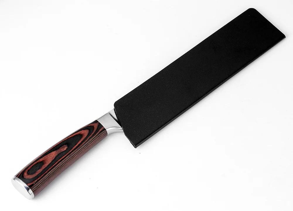 XITUO " 7" " 5" 3," дюймов нож шеф-повара оболочка для нарезки овощей Santoku ножи для очистки овощей кухонный нож ножны инструмент черный
