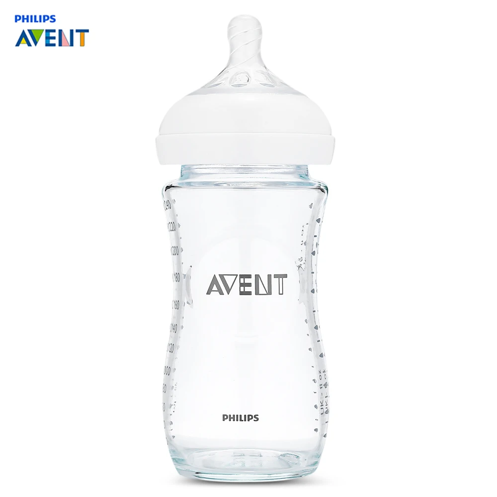 Philips Avent 8oz / 240ml Baby Glass Milk Bottle Feeding Drinking Training Cup Infant Juice Water Feeding Bottle Garrafa Nursing Philips Avent 8oz / 240ml Baby Glass Milk Bottle Feeding Drinking Training Cup Infant Juice Water Feeding Bottle Garrafa Nursing