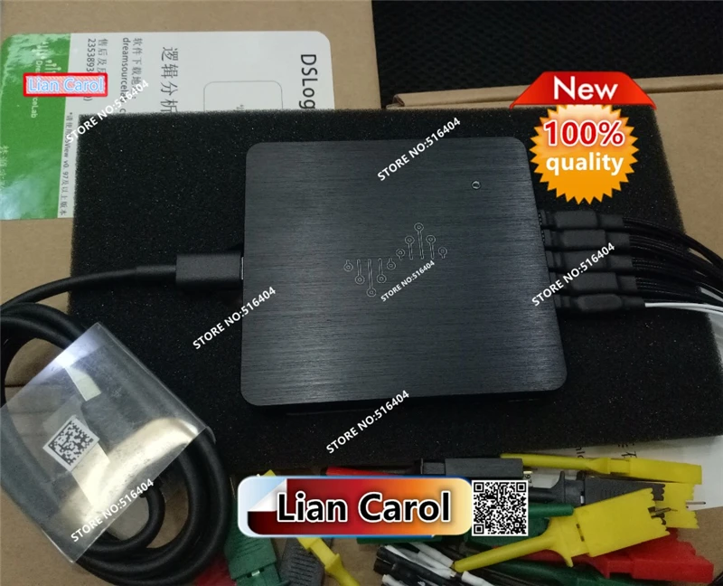 saleae16 latest version DSLogic logic analyzer of up to 400 M sampling