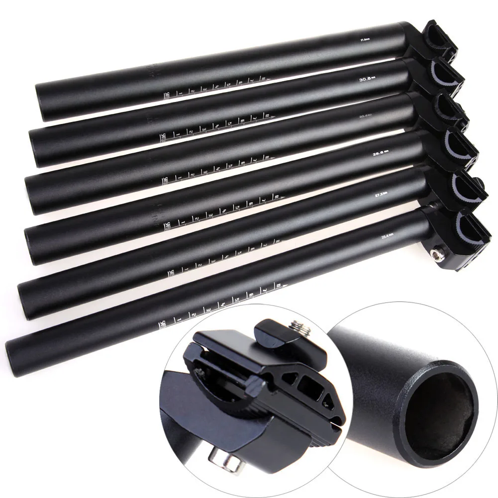 

Bike Aluminum alloy bicycle seatpost MTB road bike parts 350mm Seat Post Mountain Bicycle Seatpost 25.4/27.2/28.6/30.4/31.6mm