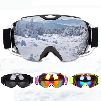 

Skiing Goggles Snow Glasses Double-Layer Snowboard Anti-Fog UV Skiing Eyewear Big mask Men Women Ski Glasses