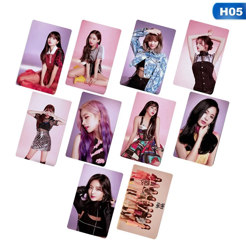 10 шт./компл. K pop дважды Новый Ablum Да или да наклейки для карт Модные прозрачные