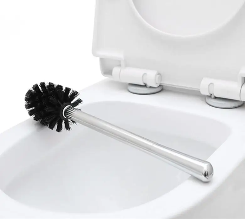 Бесплатный Пробивной настенный мягкий щетинный очиститель для туалета щетка набор для чистки ванной очиститель для туалета щетки с