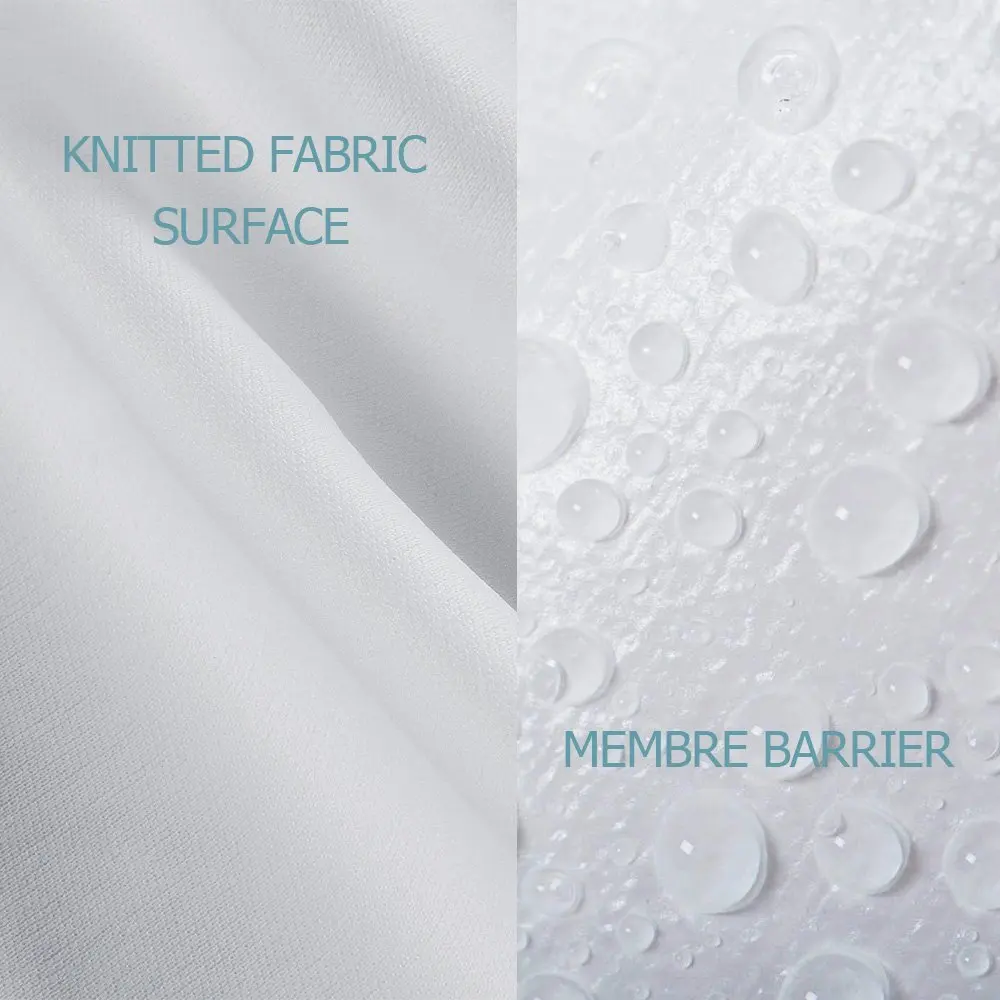 Russian Waterproof Smooth Top Hypoallergenic Mattress Protector Against Dust Mites And Bacteria Fit
