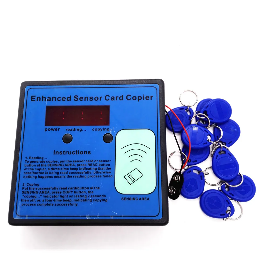 Новый RFID ID EM Электрический кард ридер/Писатель/копир/Дубликатор 125 135 кГц с 10 шт.