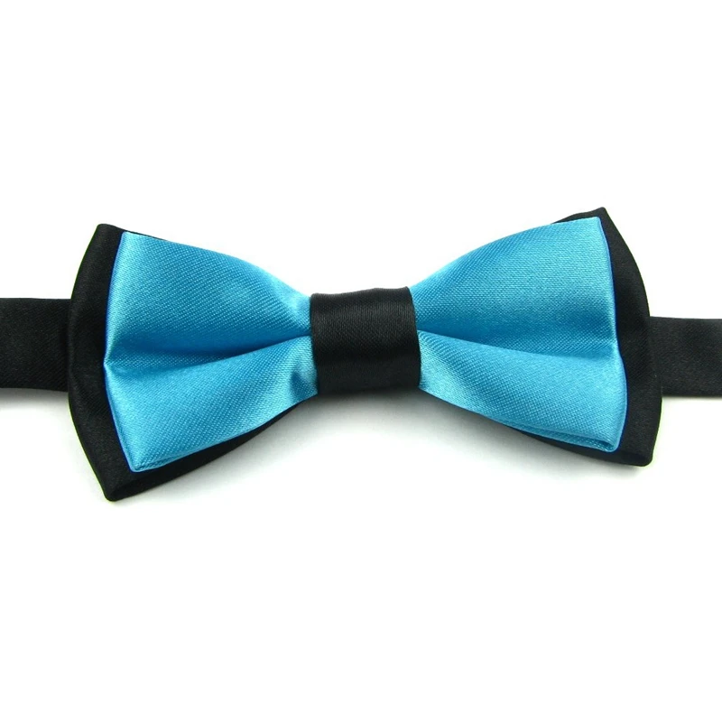 Fashion Solid Bowtie Boys Children Kids Dress Party Lovely Adjustable Wedding Handmade Satin Bow Tie BC21-BC31
