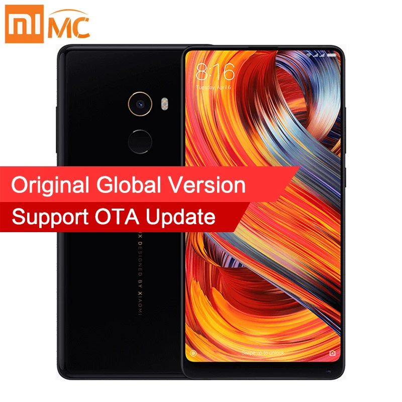 Глобальная версия Xiaomi mi x 2 6 ГБ 64 смартфон 5 99 &quotFHD полный экран дисплей 0 Snapdragon 835