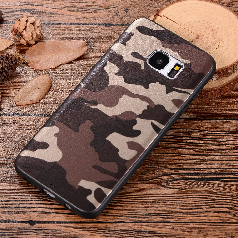 

Army Camouflage Back Cover for Samsung Galaxy S7 Edge S8 S9 Plus Silicone Phone Coque for Samsung Note8 Note9 Case Hulle