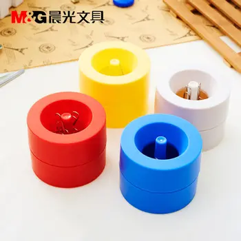 

desk Magnetic Paper Clip Box With Magnetic Easy Access Pin Box Office Supplies Paper Clip Holder Office Supply Paperclip Holder