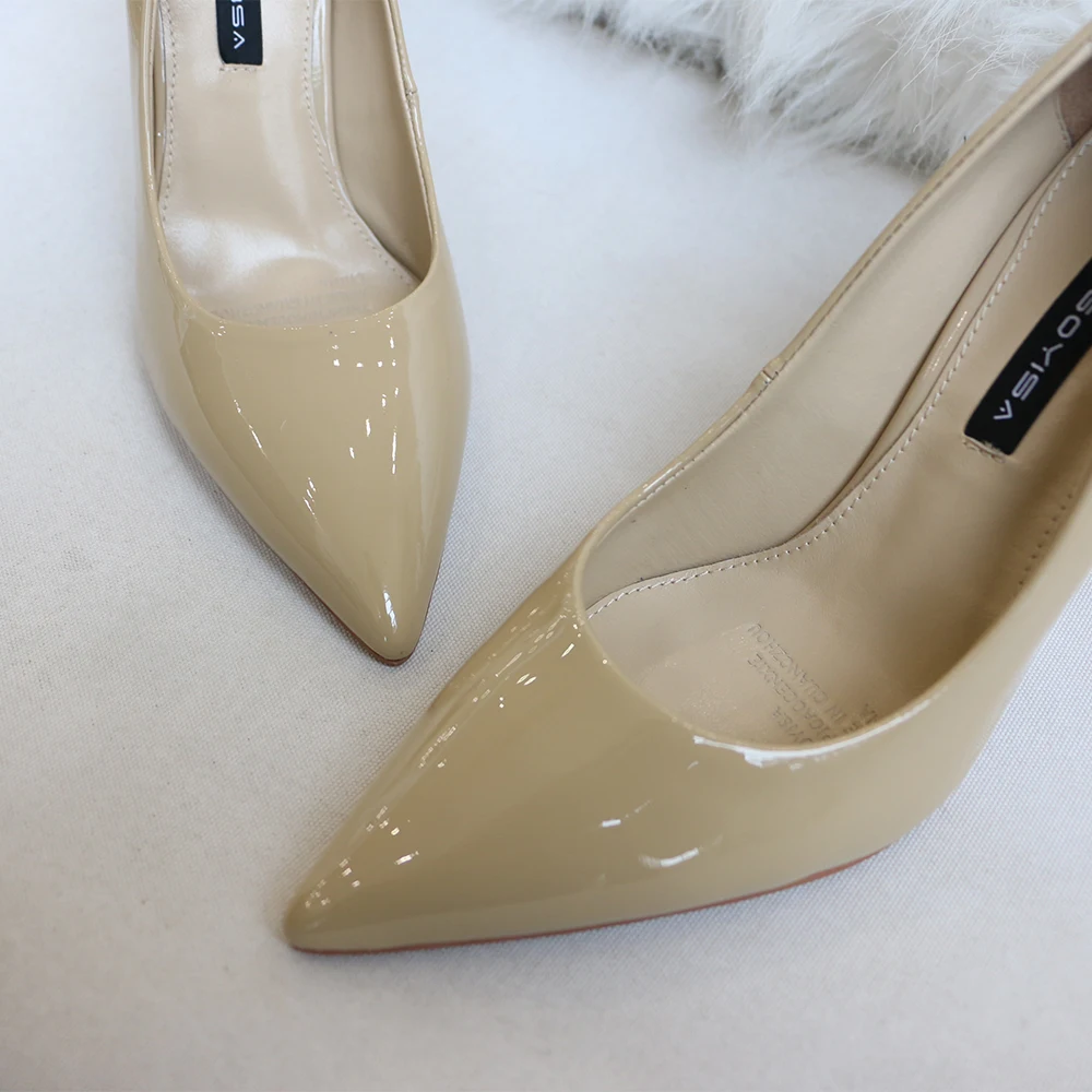 Pointed High Heels/Women's Pumps Are Designed For ElegantFashion Women To Work And Made Of Genuine Leather 2019 MANGOYISA Pointed High Heels/Women's Pumps Are Designed For ElegantFashion Women To Work And Made Of Genuine Leather 2019 MANGOYISA