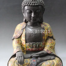 Bi00987 1" отмечены Тибетский Буддизм перегородчатой Бронзовый Шакьямуни Будда Шакьямуни Статуя