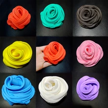 30G/Box Fluffy Foam Slime Clay Supplies DIY Light Soft Cotton Charms Slime Fluffy Cloud Anti-stress Kids Toys For Children Gifts