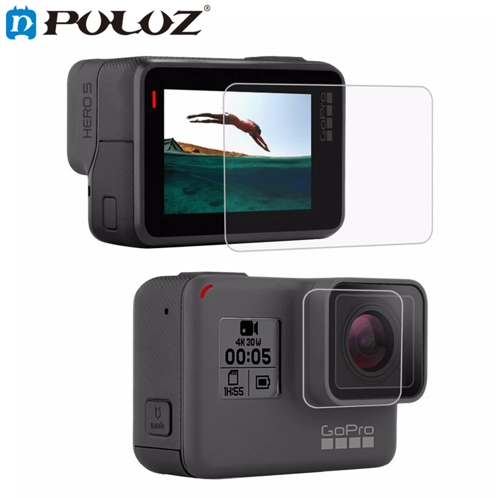 For GoPro Accessories Tempered Glass Film LCD HD Screen Protector