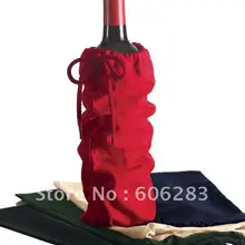 Сумка для вина с кулиской держатель бутылки вина с холщовым материалом низкая цена принимается депонирование