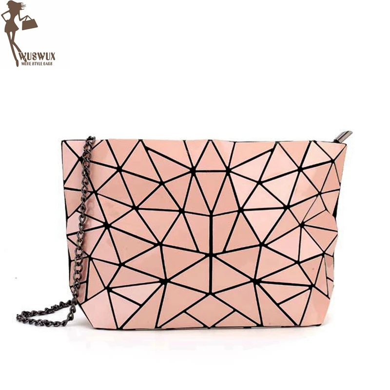 

Chain bag new fashion stone Geometric PU women shoulder bag fashion women messenger bags casual handbag crossbody clutch female