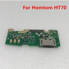 Для HOMTOM HT70 Новая плата зарядного устройства с USB разъем для ремонта док-станции Аксессуары для запасных частей для HOMTOM HT70 6,0 ''Восьмиядерный сотовый телефон