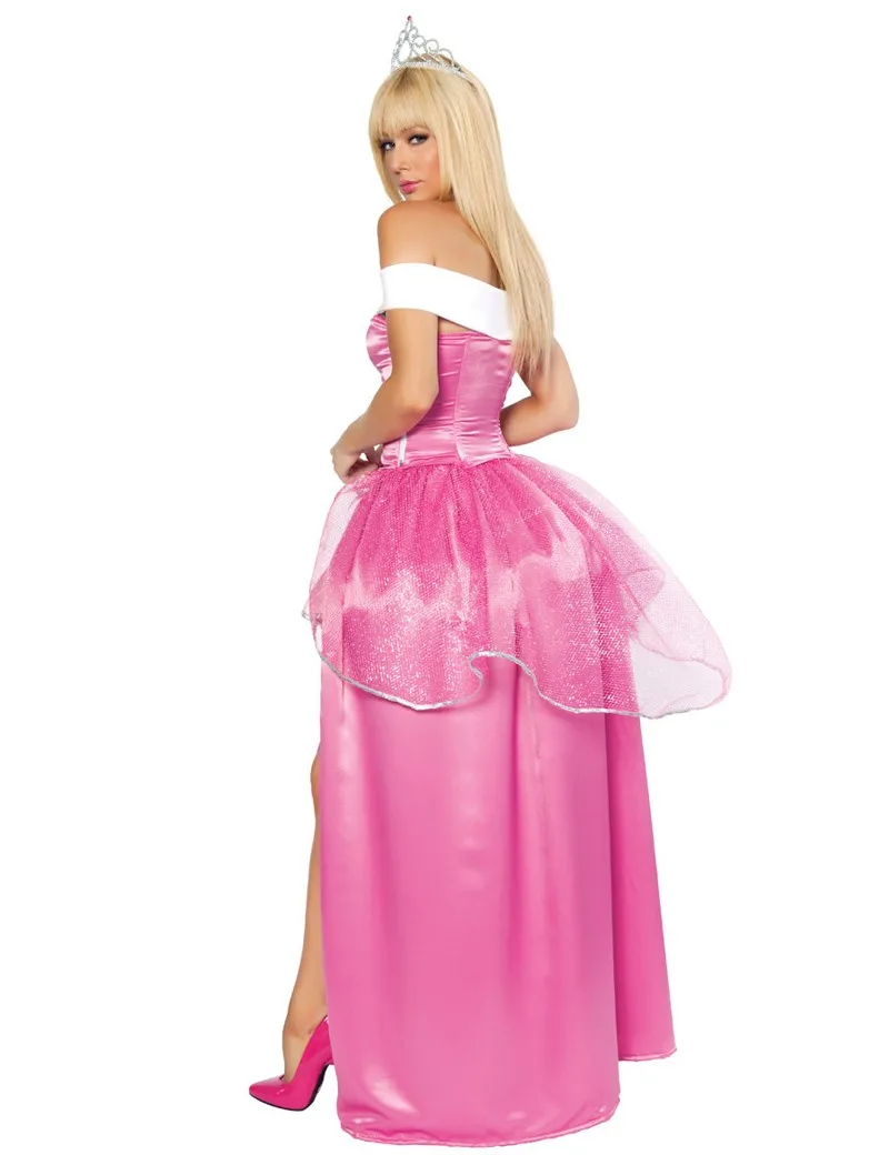 Розовое сексуальное платье Авроры Спящая красавица, костюм на Хэллоуин, платье принцессы Авроры для взрослых и женщин, одежда для костюмированной вечеринки из фильма Спящая красавица