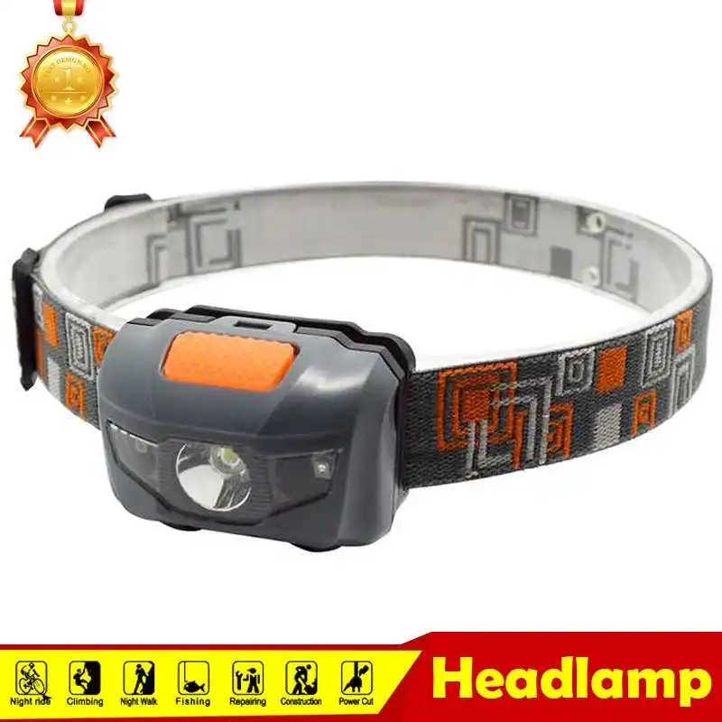 

Wasafire LED Sport Flashlight Forehead Headlight Q5 Waterproof Mini Headlamp Fishing XPE Lantern AAA Battery Light Head Lamp