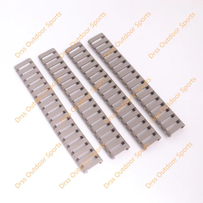 

Drss MP Ladder 18 Slots Low Profile Rail Covers 4pcs/pack Dark Earth For Handguard AR15/M4(DS9526B)