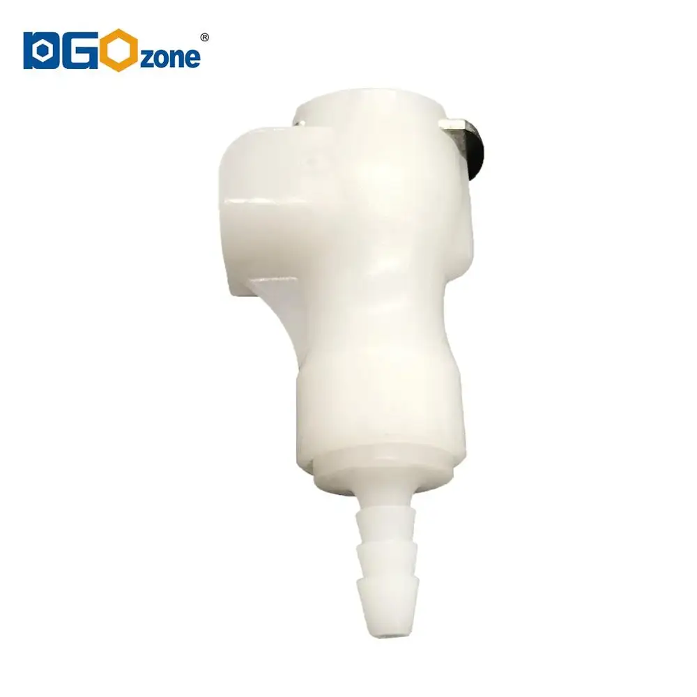 

1/8" Plastic quick connector Panel installation connector with check valve Connect hose connector