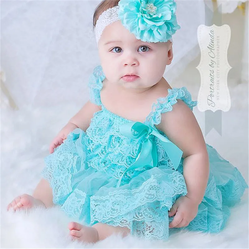 Cute Girl Clothes Pink Flower Girl Dresses Infant Wedding Party Dress