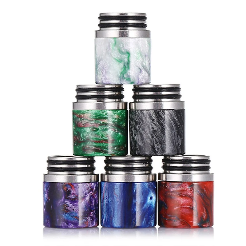 

VapeSMOD Stainless Steel Material 810 Drip Tip Resin For V12 Prince Tank 810 Atomizer Mouthpiece Vape Drip Tip GOOD LUCK TO U