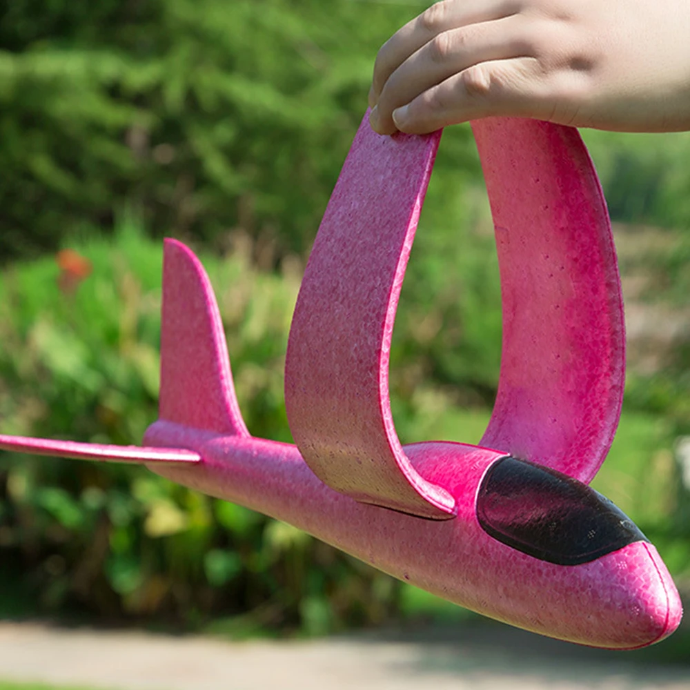 35 см детские игрушки «сделай сам» ручной бросок Летающий планер самолеты пена модель аэроплана вечерние сумки наполнители Летающий планер самолет игрушки для детской игры