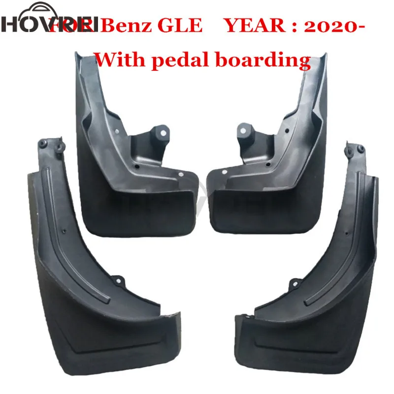 

For Mercedes Benz GLE 2019 2020 MudFlaps mudguards Splash Guards set molded car Front Rear Mud Flaps fender
