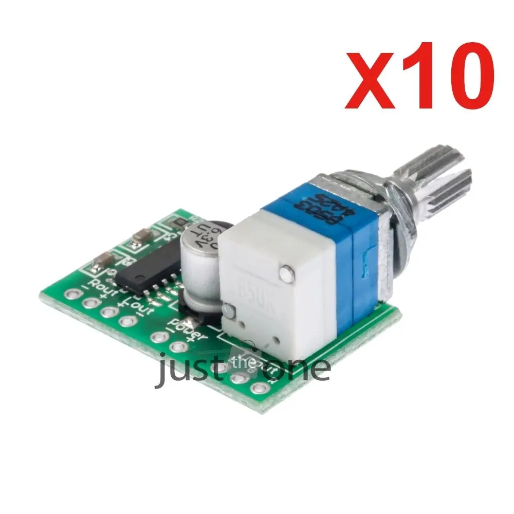 Wholesale 10 pcs lot PAM8403 5V DC Audio Amplifier Board 2 Channel 3W*2