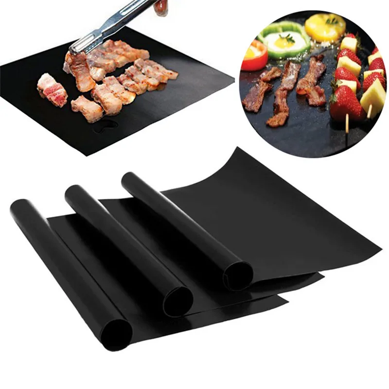 Buy 2pcs/lot Reusable Magic BBQ Grill Mats PTFE