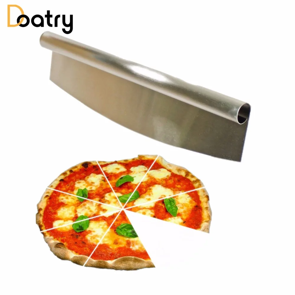 14Inch Pizza Cutter Sharp Rocker Blade Premium Stainless Steel Rocking
