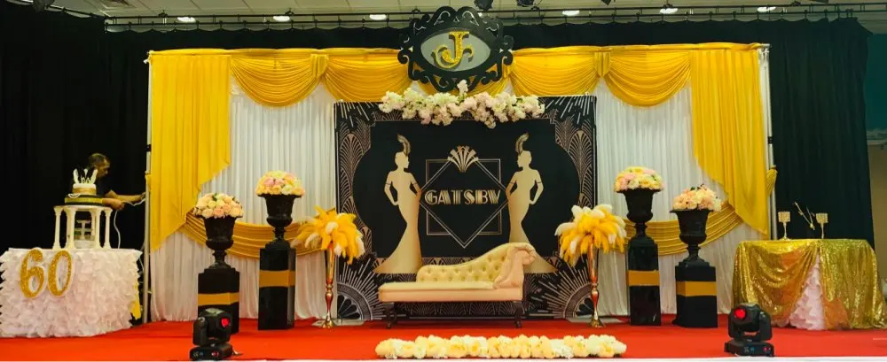 Задний фон Great Gatsby для девочек художественный декор в стиле ретро Фотофон