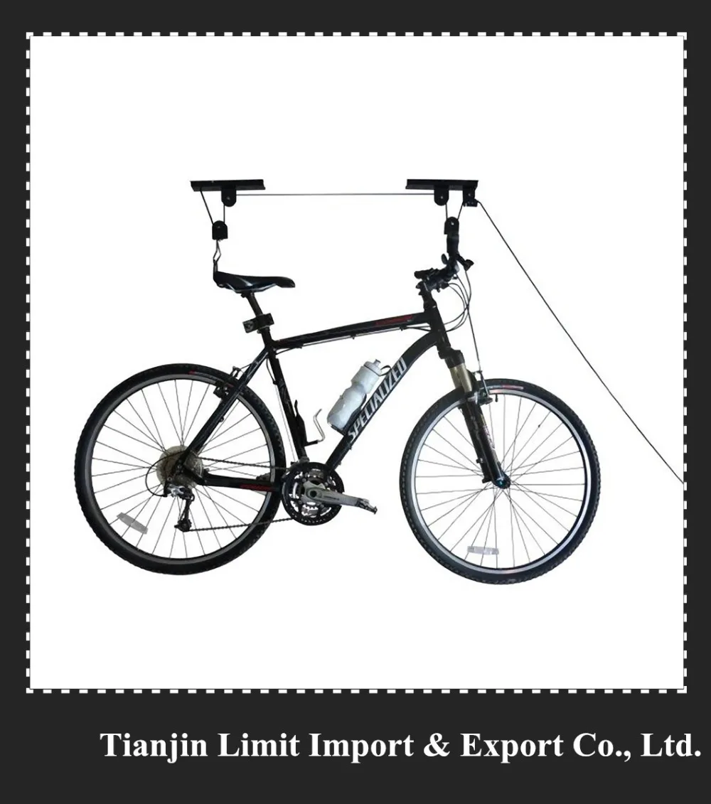 Free Shipping Hot Sale Roof Ceiling Bicycle Hoist Space Saving Bicycle