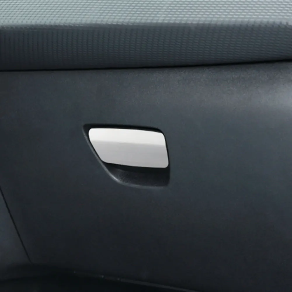  Stainless Steel Car Glove Box Handle Protection Cover Case Stickers Fit for Peugeot 2008 2014 2015 