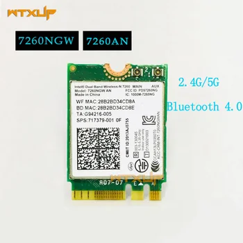 

Wlan NGFF adapter For Intel 7260AN 7260NGW AN 7260 300Mbps WIFI+Bluetooth 4.0 wifi wireless Card