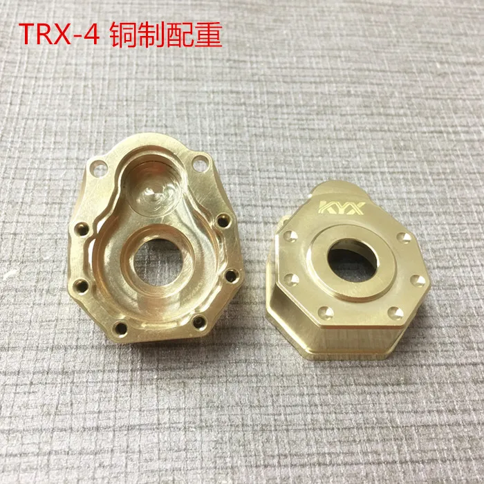 

CNC processing bronze gate bridge counterweight for TRAXXAS TRX4