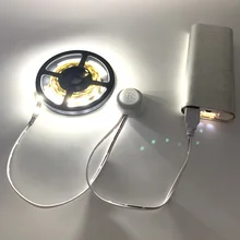 USB 5V Motion Sensor Light LED Night Light luminaria Kitchen Light Bed Lamp PIR USB LED