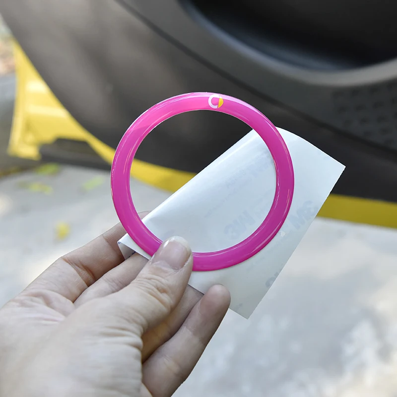 Силиконовый чехол на руль, декоративное кольцо для нового Smart Fortwo ForFour 453, автомобильный чехол на руль, аксессуары