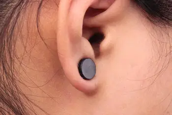 

500PCS Stronge Magnet Magnetic Ear Stud Non Piercing Clip Black Earrings Fake Earrings Gift for Boyfriend Lover