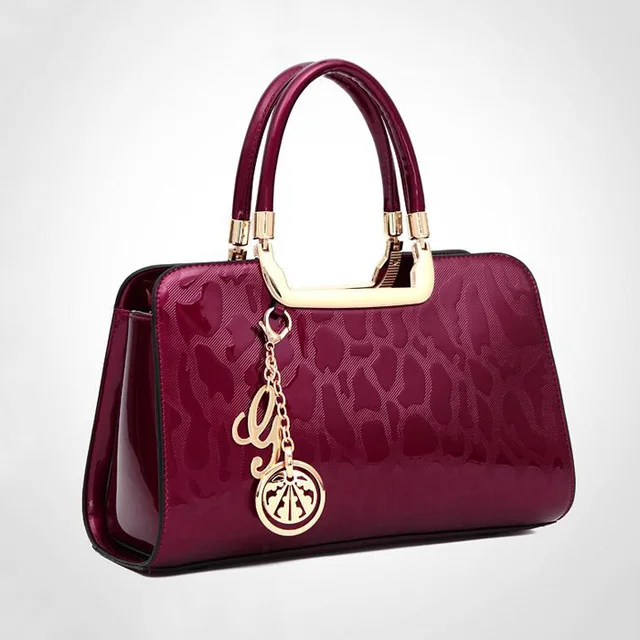 Luxury Women Patent Leather Handbags Elegant Las Tote Bags Luxury Women Patent Leather Handbags Elegant Las Tote Bags Original Brand Designer Paris