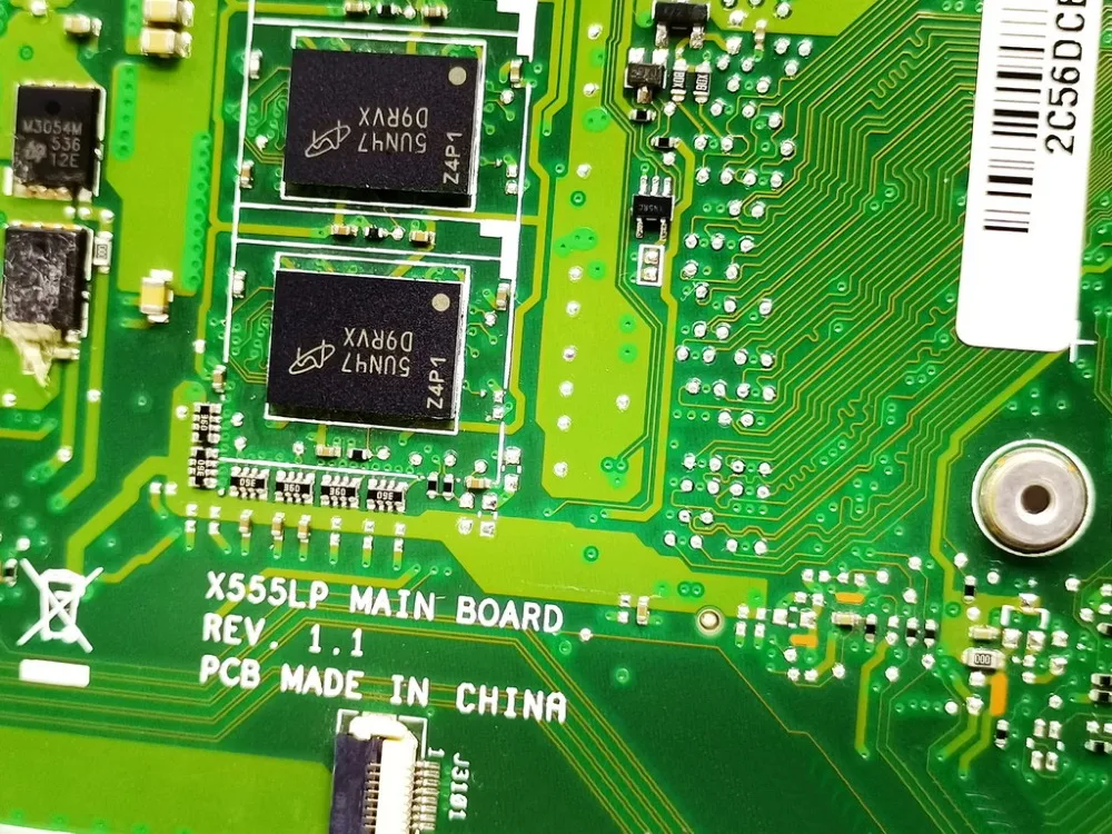  Original for ASUS X555LP laptop motherboard X555LI I7-5500U 4GB R5 M320 2GB X555LP REV 1.1 tested g