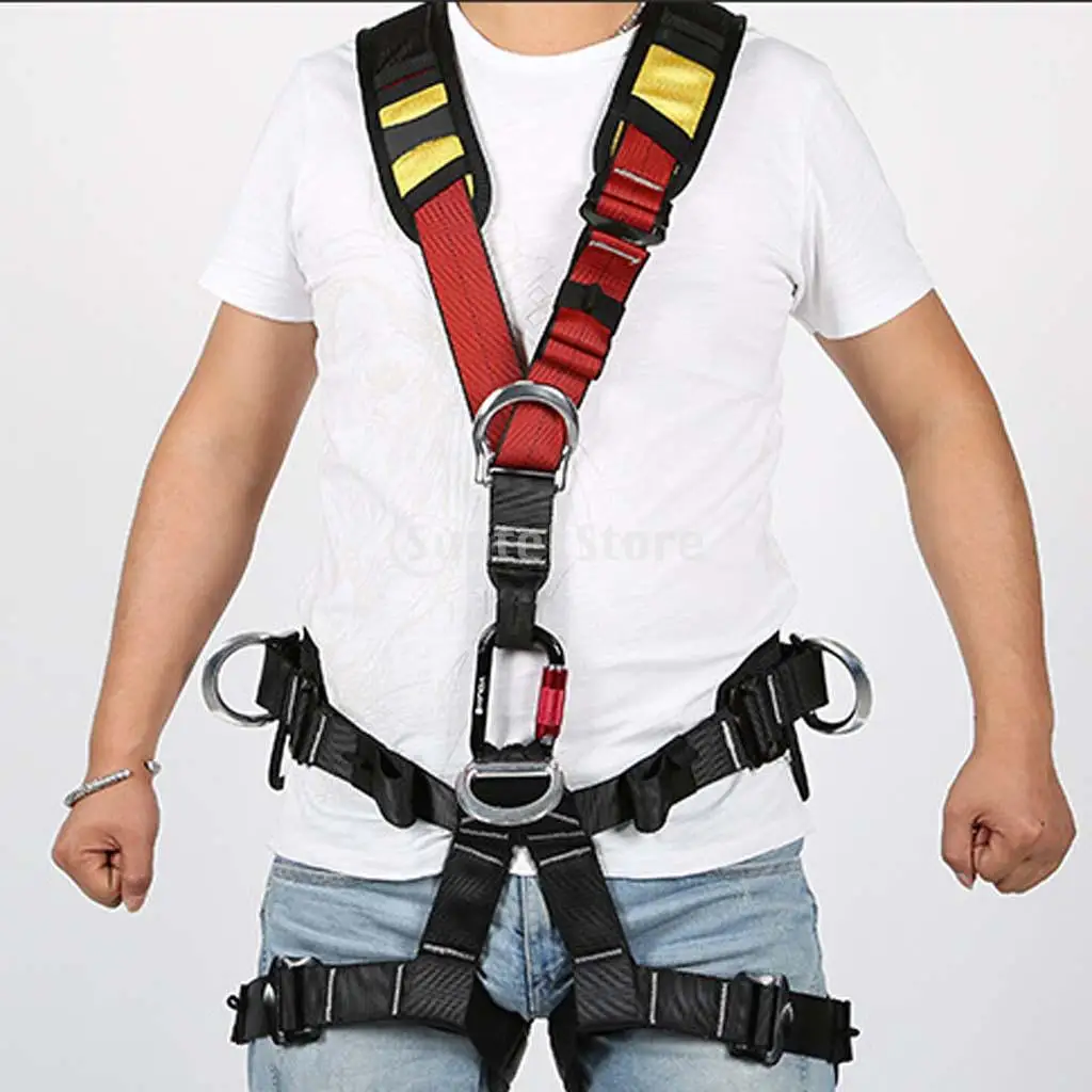 Безопасности плечевой ремень Слинг для скалолазания защиты от падения Жгут Оборудования шестерни