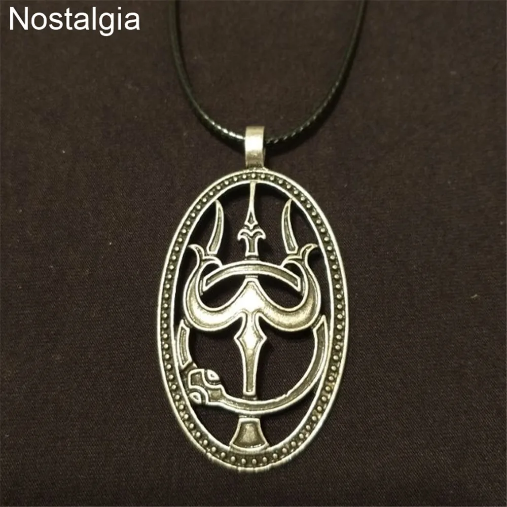 Ностальгия Trishula и Ouroboros индийские ювелирные изделия ожерелье Шива Trident змея